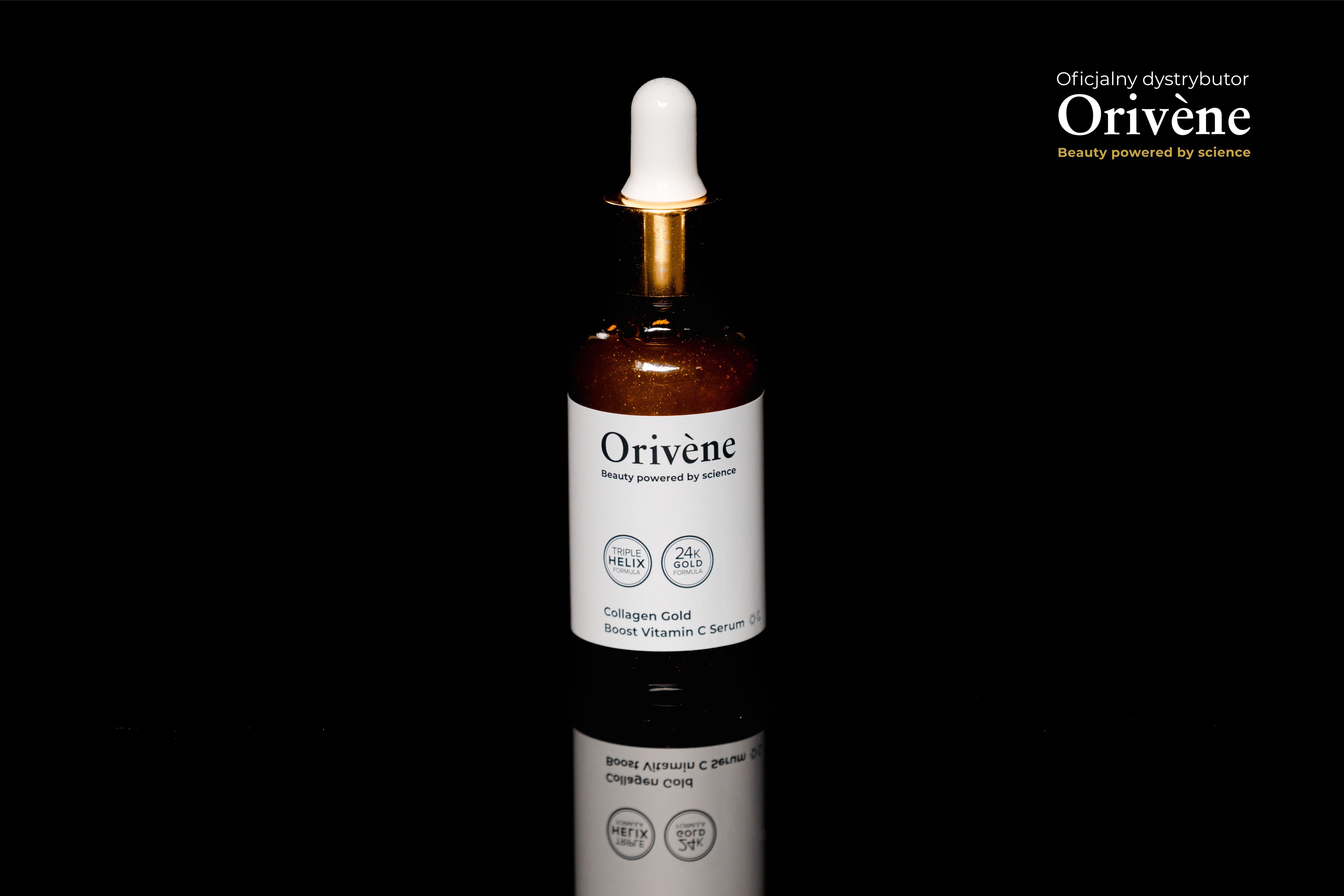 Orivène Collagen Gold Boost Vitamin C Serum - rozświetlające serum z witaminą C 30 ml