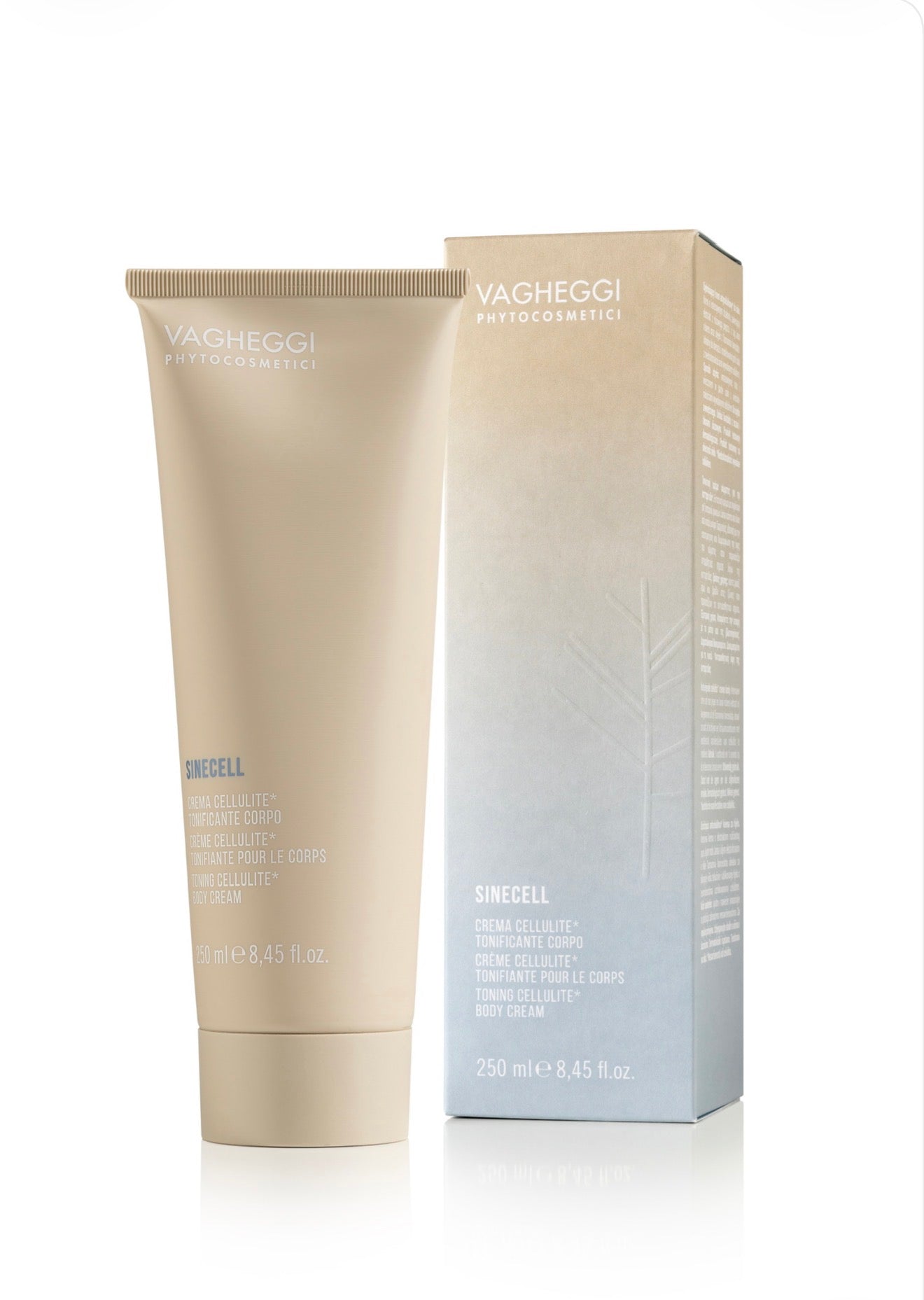 Vagheggi Sinecell Toning Cellulite Body Cream 250 ml, ujędrniający krem antycellulitowy do ciała