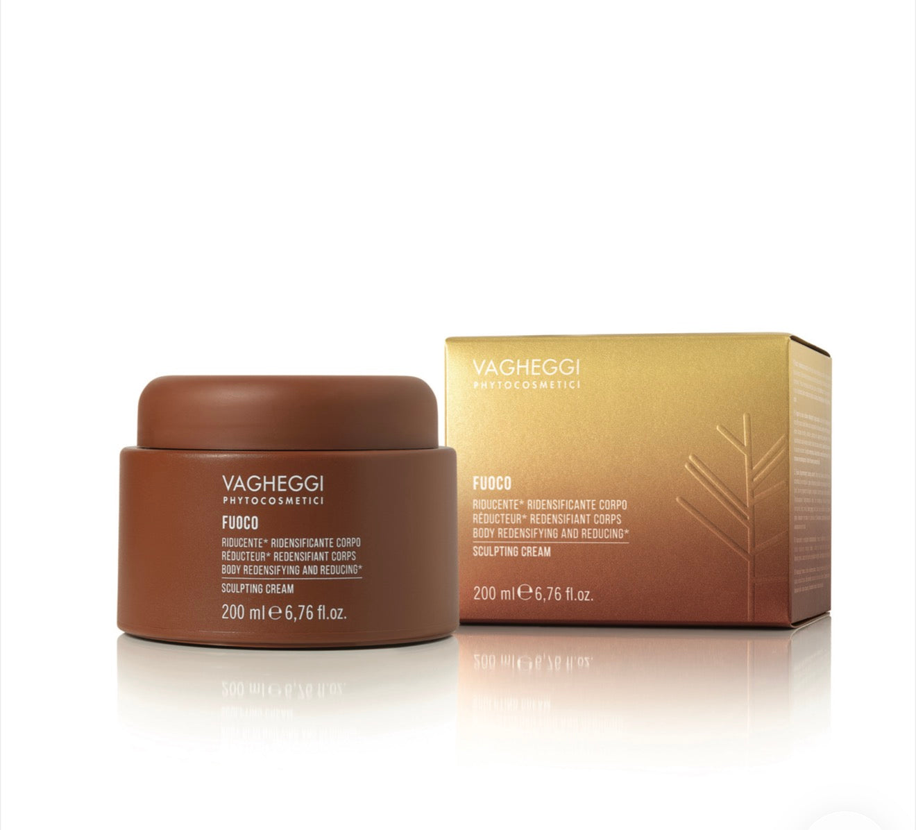 Vagheggi Fuoco Body Redensifying Reducing Sculpting Cream – modelujący krem do ciała 200 ml